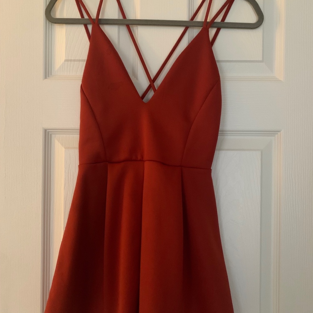 Burnt Orange Romper